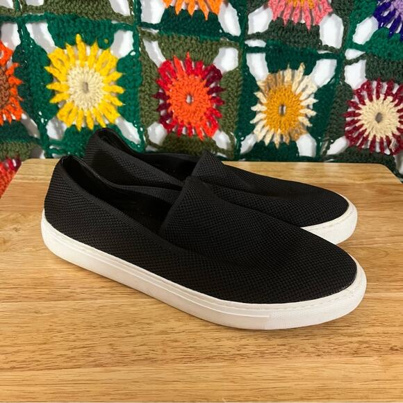 Steven Kelsea Black Slip On‎ Sneakers Size 10 - Picture 1 of 14
